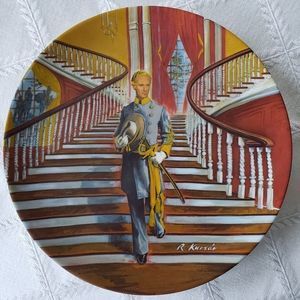Gone With the Wind collector plate of by artist Raymond Kursàr.